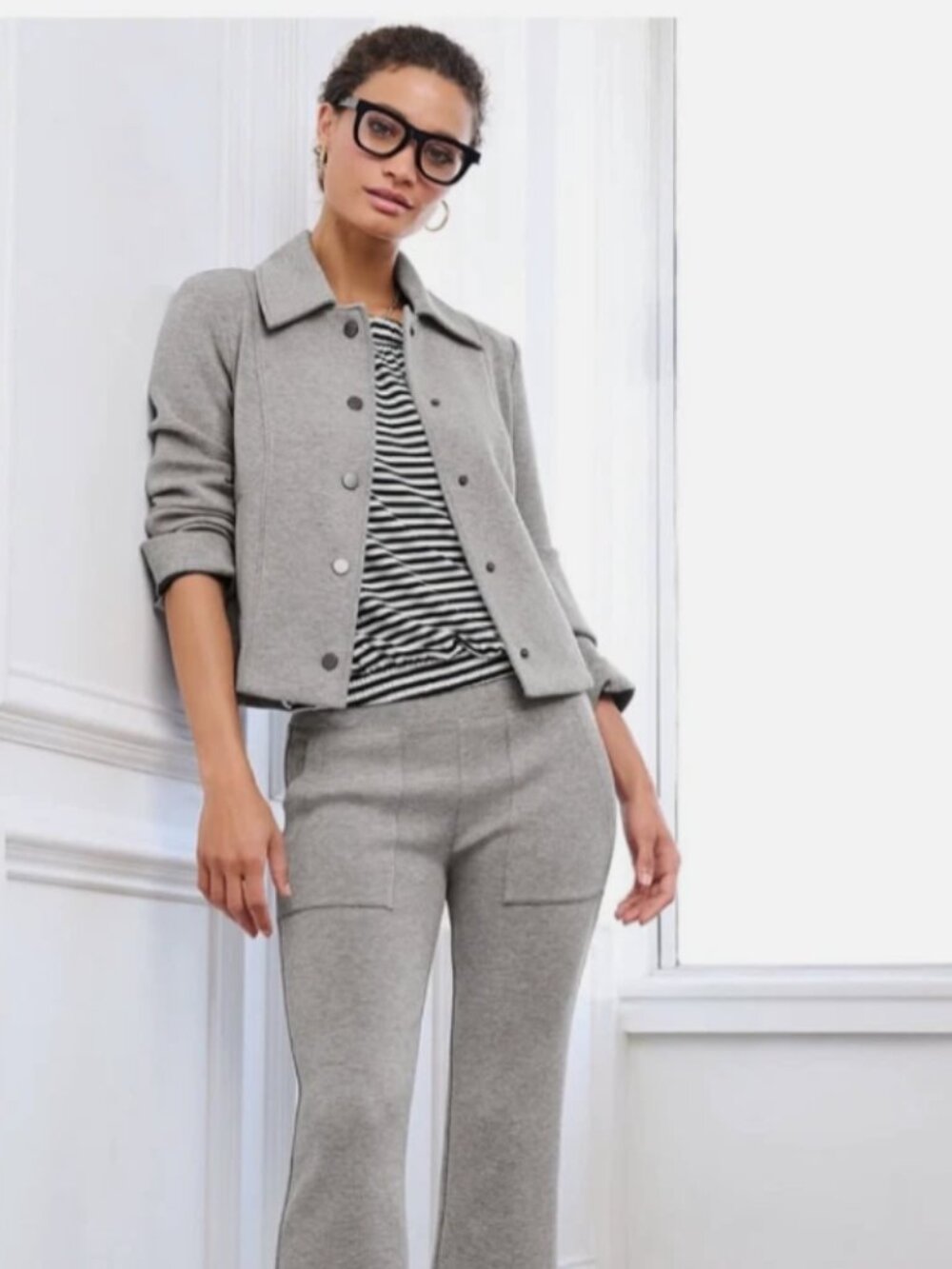 Cabi Stealth Jacket #4680 Heather gray - Picture 2 of 2